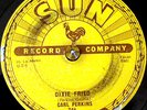 Carl Perkins 78 Dixie Fried/I'm Sorry I'm Not SUN 249 VG/VG Rockabilly 1956 RARE