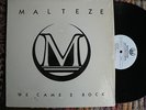 RARE PRIVATE US METAL lp MALTEZE 1982 WE CAME 2 ROCK on RHO lb BARBARA MALTEZE