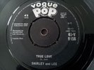 SHIRLEY and LEE -TRUE LOVE /WHEN DAY IS DONE -VOGUE 45 -1959