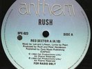 RUSH -Red Sector A- 1984 CANADIAN ANTHEM RADIO-ONLY PROMO 12
