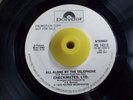 Crossover Soul 45 CHECKMATES, LTD. All Alone By The Telephone Polydor WLP HEAR