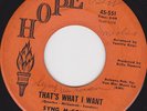 NORTHERN SOUL 45 RPM - SYNG MCGOWAN on HOPE RECORDS