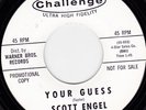 SURF 45 RPM - SCOTT ENGEL on CHALLENGE RECORDS
