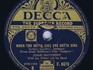 JESSIE MATTHEWS with JAY WILBUR & HIS BAND on DECCA F.6470 in E CONDITION