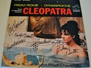 Cleopatra Soundtrack hand signed by Elizabeth Taylor, Richard Burton and more