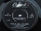 NANCY WILSON  - FACE IT GIRL IT'S OVER - UK 45 - CAPITOL CL 15547