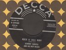 ROCKABILLY 45 Johnny Carroll & His Hot Rocks ROCK N ROLL RUBY on DECCA 29940