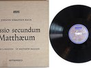 BACH Passio Secundum Matthaus Classical 4 disc ARCHIV Box Set + Inserts,Sleeves