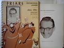 STEVE ALLEN  FRIARS CLUB Testimonial Dinner  March 20th 1959 Insert