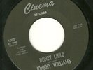 Rare Northern Soul 45-Johnny Williams-Honey Child//Another Love-Cinema 1000