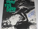 Surf Garage THE PACKARDS Pray For Surf LP SIGNED NM/M