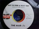 THE MAR-J's 45 RPM GOT TO FIND A WAY OUT / FOREVER  MAGIC TOUCH 2008  MINTY