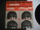 The Beatles And I Love Her/Ringo's Theme 45 record and RARE sleeve VG+