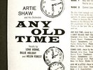  ANDY WARHOL 7” COVER ART ARTIE SHAW in MINT