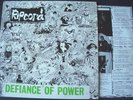 Ripcord Defiance Of Power Manic Ears ACHE5 Vinyl Album 1987 Ex/ex Punk Hardcore