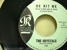 RARE PHIL SPECTOR 45 - THE CRYSTALS - HE HIT ME - PHILLES 105