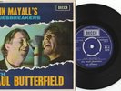 PAUL BUTTERFIELD W/ JOHN MAYALL BLUESBREAKERS UK 1st PRESS EP Peter Green