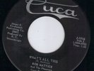 Rare CUCA 45 ROCKERS ROCKABILLY BOB MATTICE & PHAETONS L K