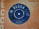 BILLY FURY*MY CHRISTMAS PRAYER*LAST KISS*1959*DECCA*HARD TO FIND SINGLE*EX+