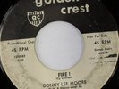 rare Rockabilly 45 DONNY LEE MOORE fire Listen