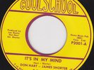 NORTHERN SOUL 45 RPM - DON HART-JAMES SHORTER on COOLSCHOOL RECORDS