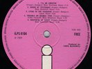 FREE (2nd) RARE Orig UK 69 Textured Pink Island LP