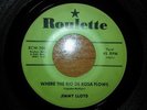 JIMMY LLOYD -WHERE THE RIO DE ROSA FLOWS - EX FANTASTIC ROCKABILLY 45 - ROULETTE