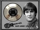 MONKEES - DAYDREAM BELIEVER - 1945 - 2012.- FRAMED 'SILVER' 45rpm  RECORD