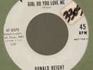 Donald Height Girl do you love me/Mr Ocean RCA 47-8570 dj northern soul
