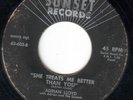 rockabilly 45 adrian lloyd she treats me better than you/justine  sunset 603