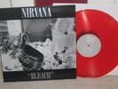 NIRVANA - Bleach RARE RED LP VINYL MADE IN ENGLAND TUPLP6