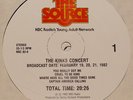 The Kinks - Source Concert 1982 3 LP Live Radio Show
