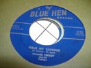 HEAR Hillbilly Gospel Bopper 45 MILLARD PRESLEY Jesus My Savior on Blue Hen