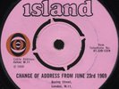Blind Faith on Island Change Of Address Promo Record from 1969 VERY RARE
