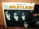 THE BEATLES 1964 LP MEET THE BEATLES VG+
