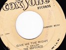 HEPTONES - GIVE ME THE RIGHT on the COXSONE label  ??