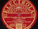 RARE Busch String Quartett-Schubert Quartett German Electrola 4x 12