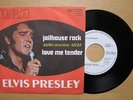 Elvis presley 45 italy jailhouse rock / Love me tender white label 1970 original