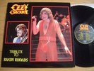 OZZY OSBOURNE - TRIBUTE TO RANDY RHOADS with picture label 