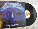 METALLICA  Ride The Lightning LP 1st Press w/Dust Sleeve VG+