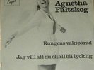 ABBA -AGNETHA FÄLTSKOG KUNGENS VAKTPARAD / JAG VILL ATT DU SKALL BLI LYCKIG