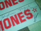 PUNK KBD Pair of 1980s Ramones Stickers SIGNED BY ALL 4 Bought at Ramones Show