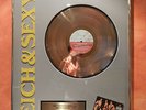Original goldene Schallplatte - Die Toten Hosen - Reich und Sexy - EMI Records