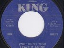 Ba Ba Thomas Leave It Alone  BLACK ROCKER ROCKABILLY 45 HEAR