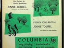 JENNIE TOUREL french song recital LP VG+ ML 4158 ANDY WARHOL COVER ART 1949