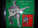 BLIND WILLIE McTELL   The Early Years 1927-1933 LP yazoo prewar blues