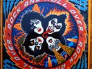 KISS - ROCK AND ROLL OVER ORIG 1976 IN SHRINK w/ INSERT + DECAL STICKER - EXC/NM