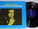 DON PATTERSON: FUNK YOU Original PRESTIGE LP NEAR MINT Rare