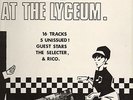 RARE THE SPECIALS NON COMMERCIAL FRENCH PRESS LP : LIVE AT THE LYCEUM