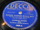 ANDREWS SISTERS 78 RPM BOOGIE WOOGIE BUGLE BOY DECCA 3598